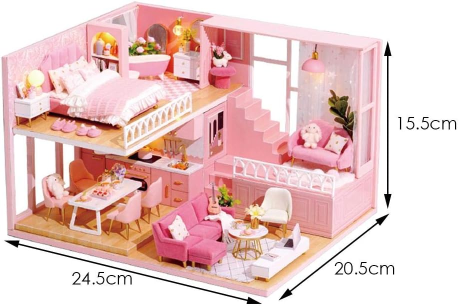 Miniature Wizardi Roombox Kit - Romantic Story Dollhouse Kit