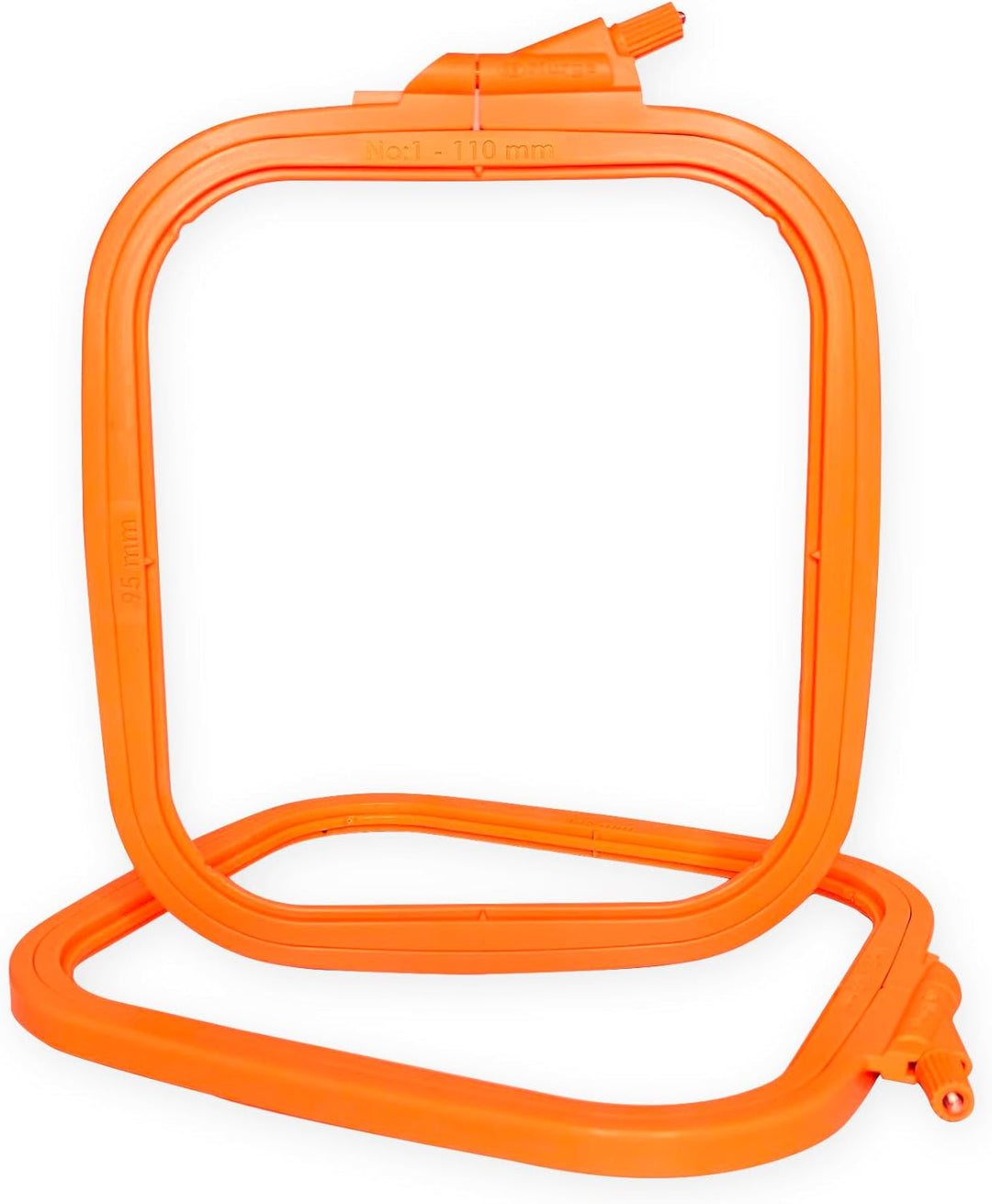 Plastic Square Hoop by Nurge 170-12 Orange