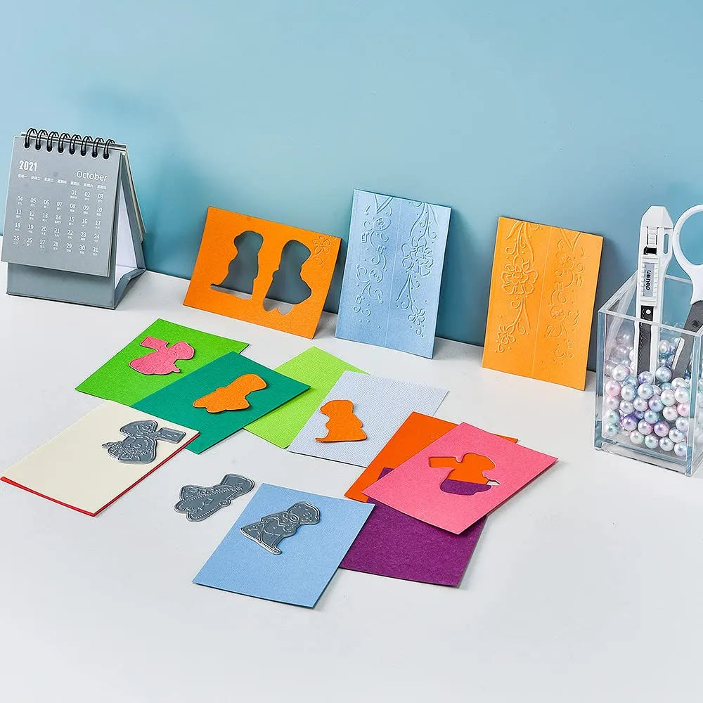 Mini Die Cutting & Embossing Machine Kit for Arts and Crafts, Scrapbooking for Card Making