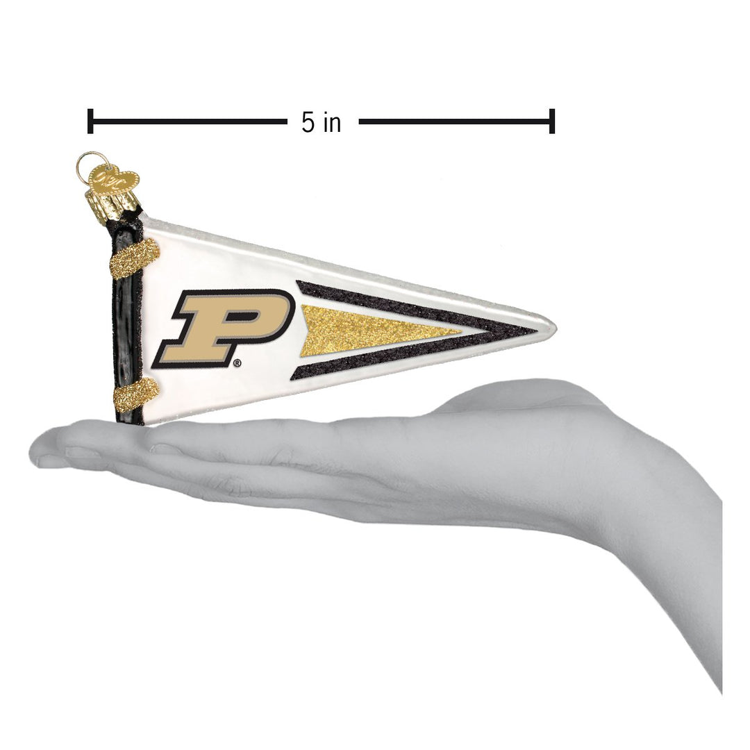 Purdue Pennant Ornament