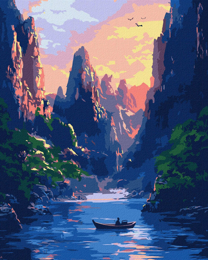 Painting by Numbers kit The majestic mountains KHO6365