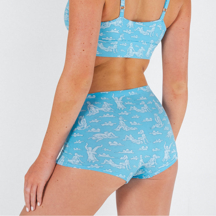 The Reverse Cloud Girl | Cloud Modal Boyshort Underwear