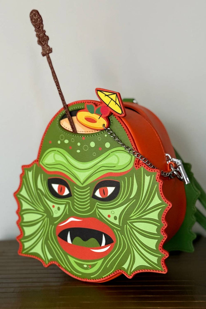 Swamp Creature Tiki Mug Backpack/Purse