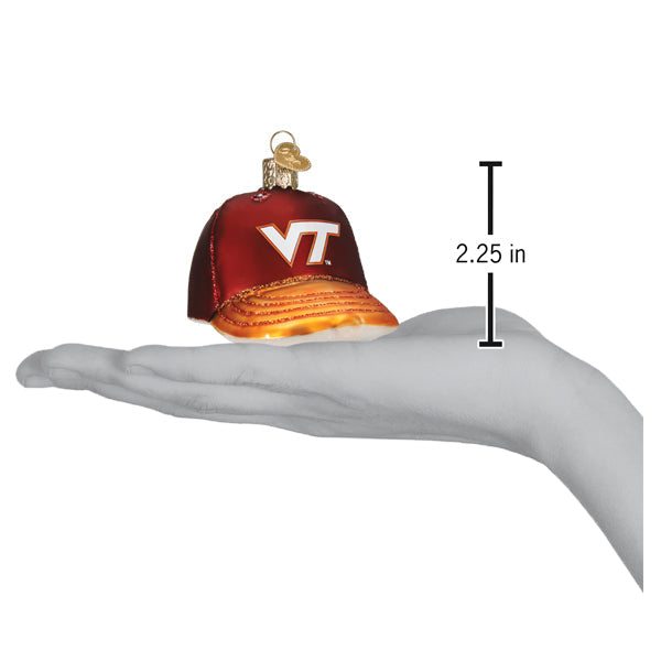 Virginia Tech Baseball Cap Ornament