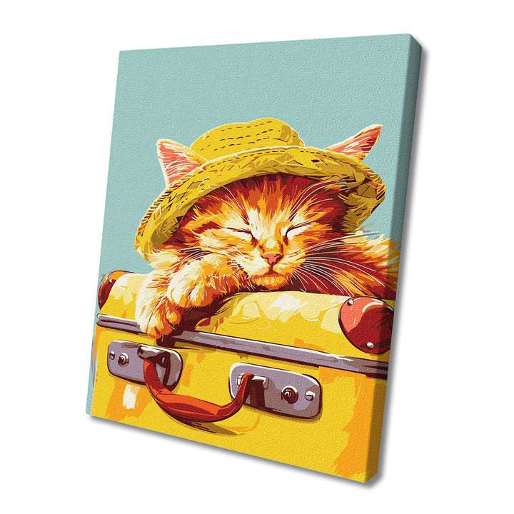 Painting by Numbers kit Sleeping kitten KHO6612