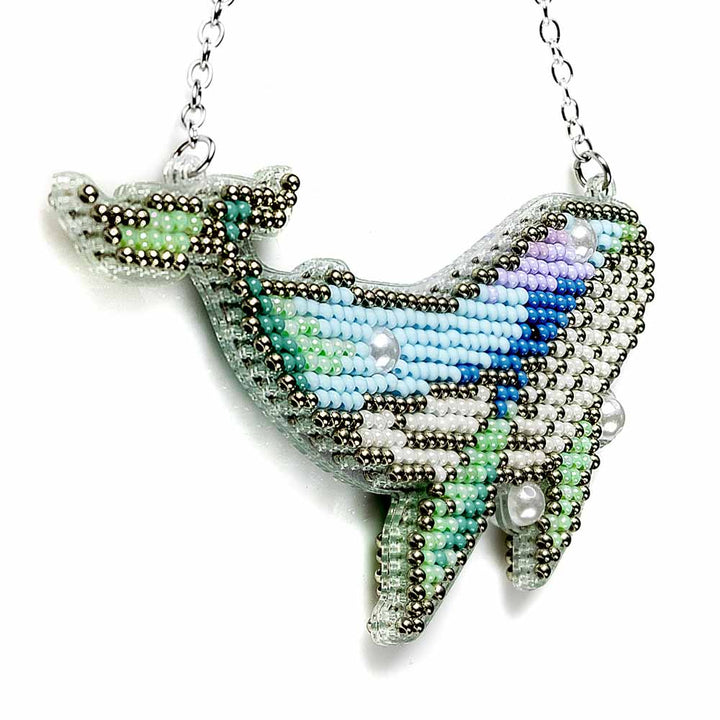 Set for embroidery with beads on a plastic base FLPL-097