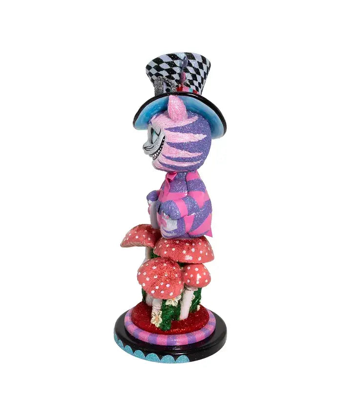 15"HOLLYWOOD CHESHIRE CAT NUTCRACKER