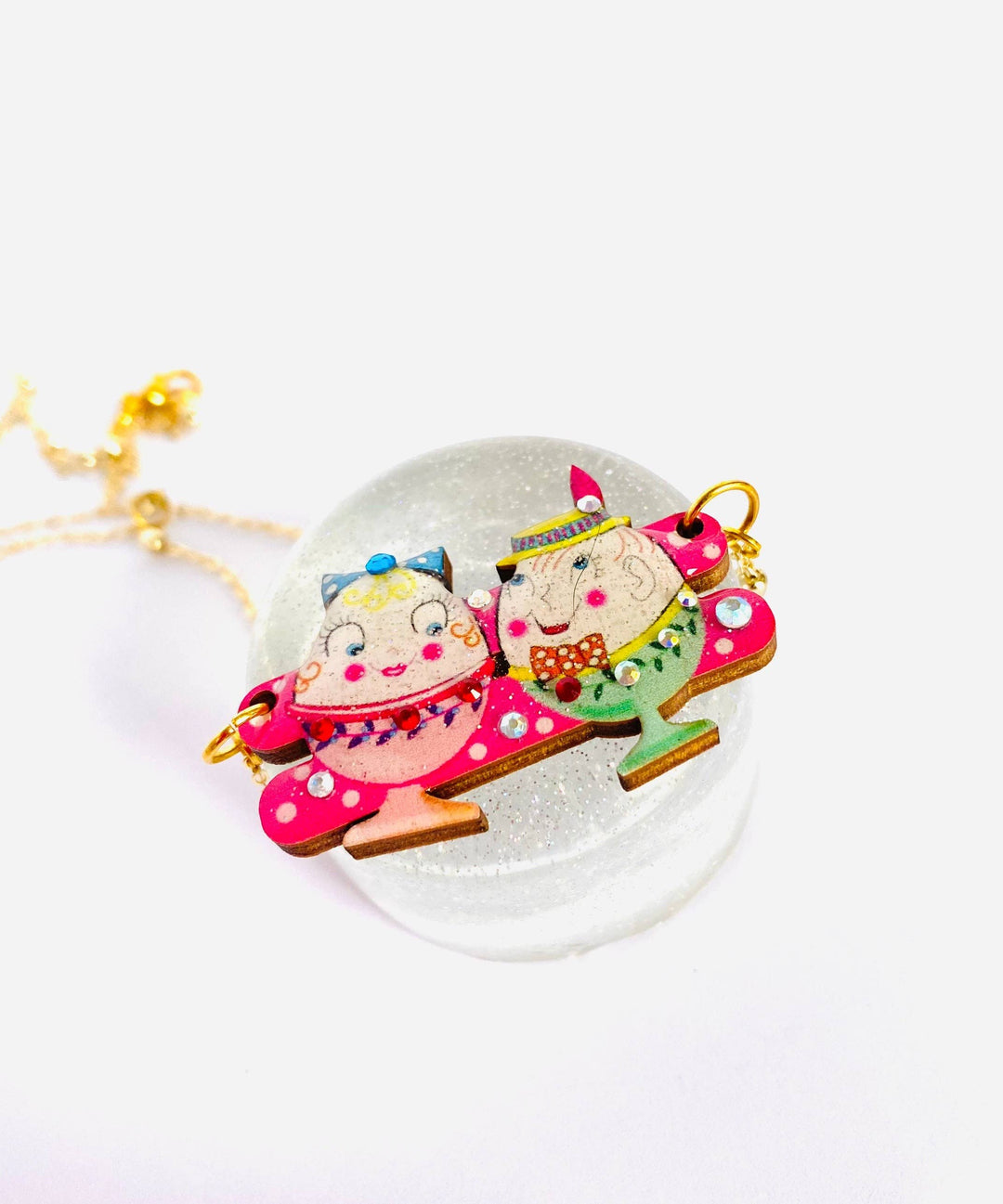 Easter Egg Cup Necklace by Rosie Rose Parker