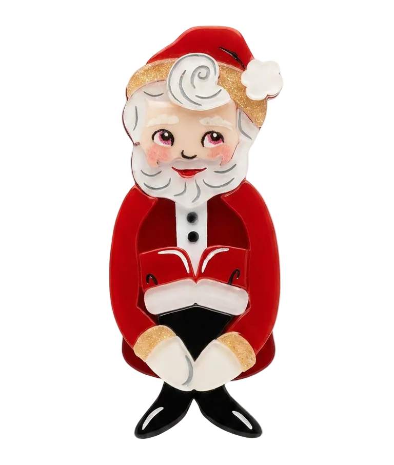 Mr. Kitschmas KneeHugger Brooch by 50's Vintage Dame x Lipstick & Chrome