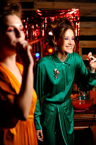 Wolf Woman Brooch by Laliblue