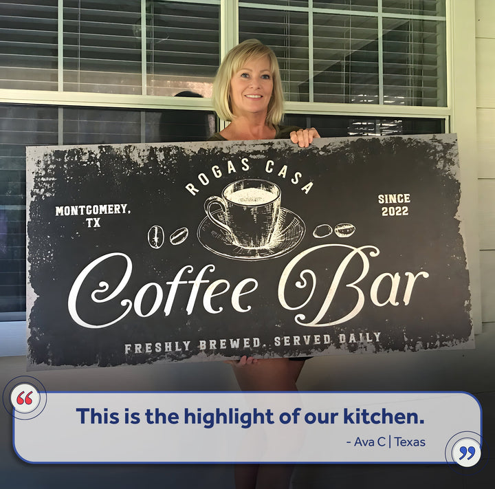 Coffee Bar Sign V