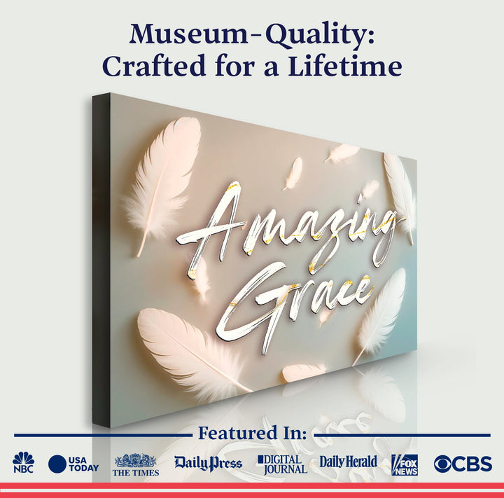 Amazing Grace Faith Wall Sign