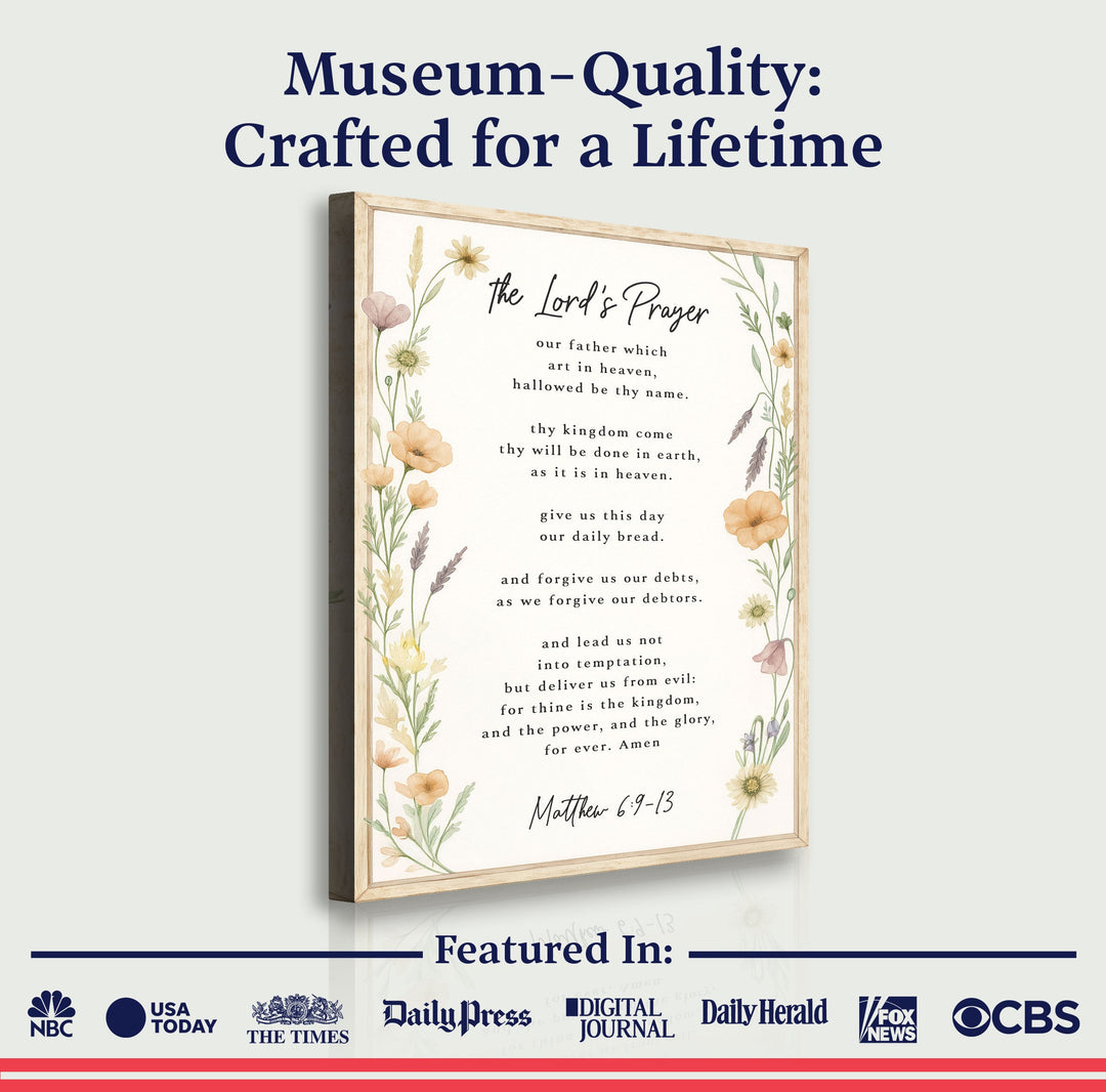 The Lord's Prayer Faith Sign III