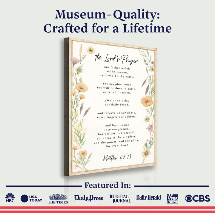 The Lord's Prayer Faith Sign III