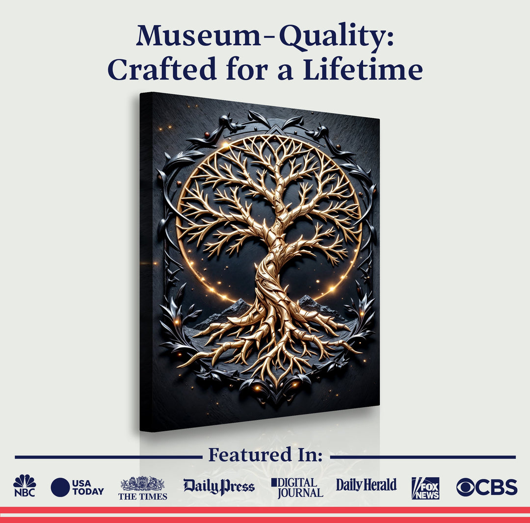 3D Celtic Tree of Life Wall Art II
