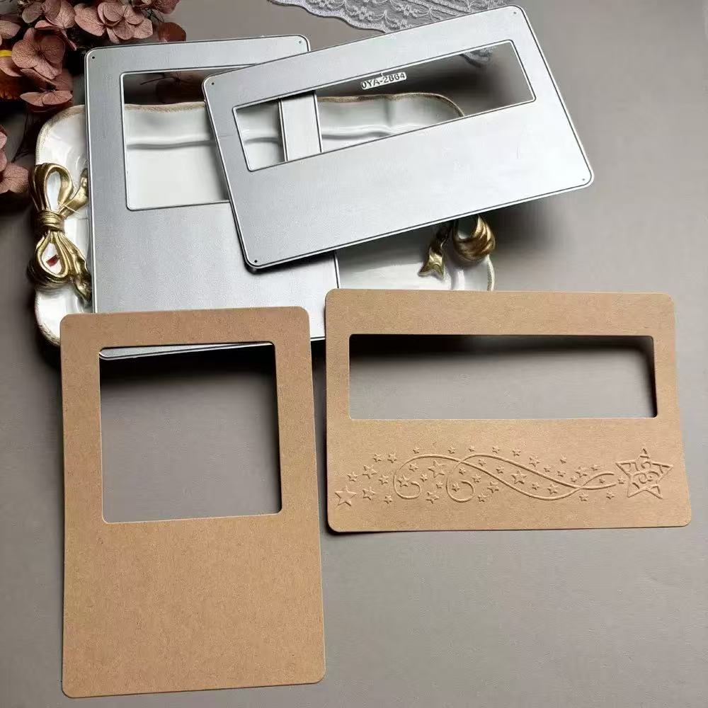 Rectangle Scrapbooking Cutting Die by Wizardi QJ07