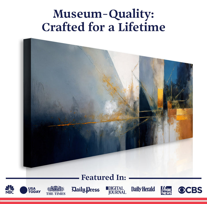 Abstract Geometric Lines Wall Art III