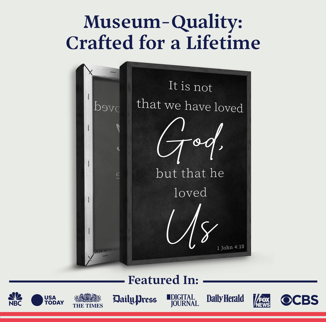 1 John 4:10 Faith Sign V