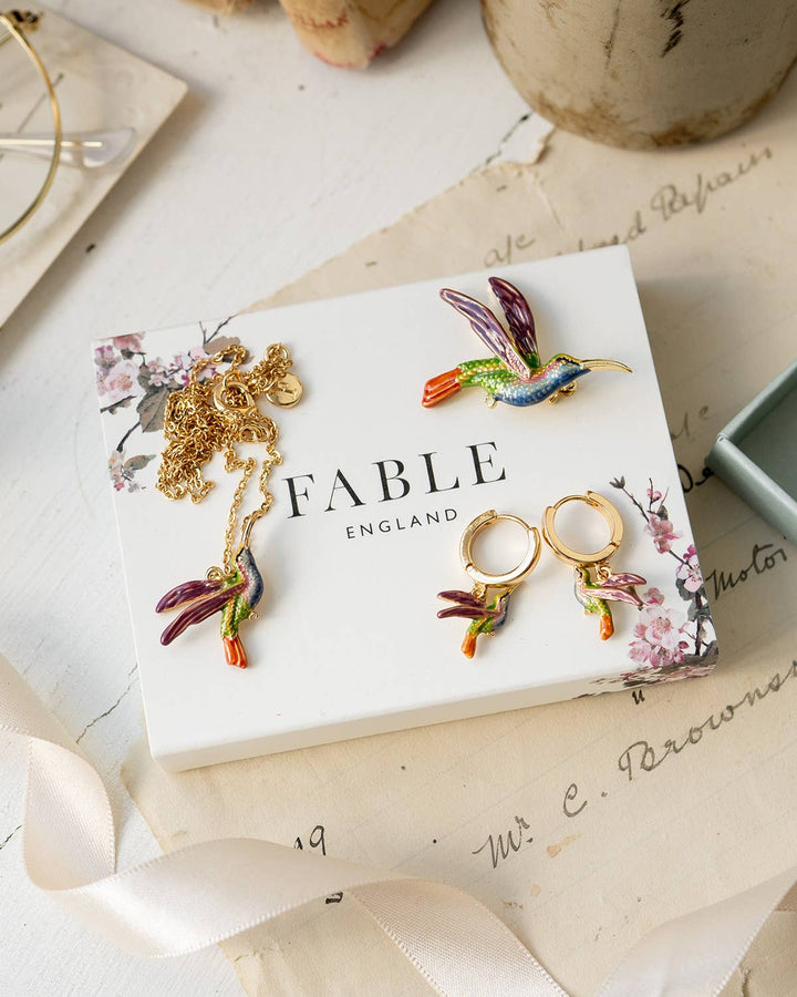 FABLE Hummingbird Pendant Necklace
