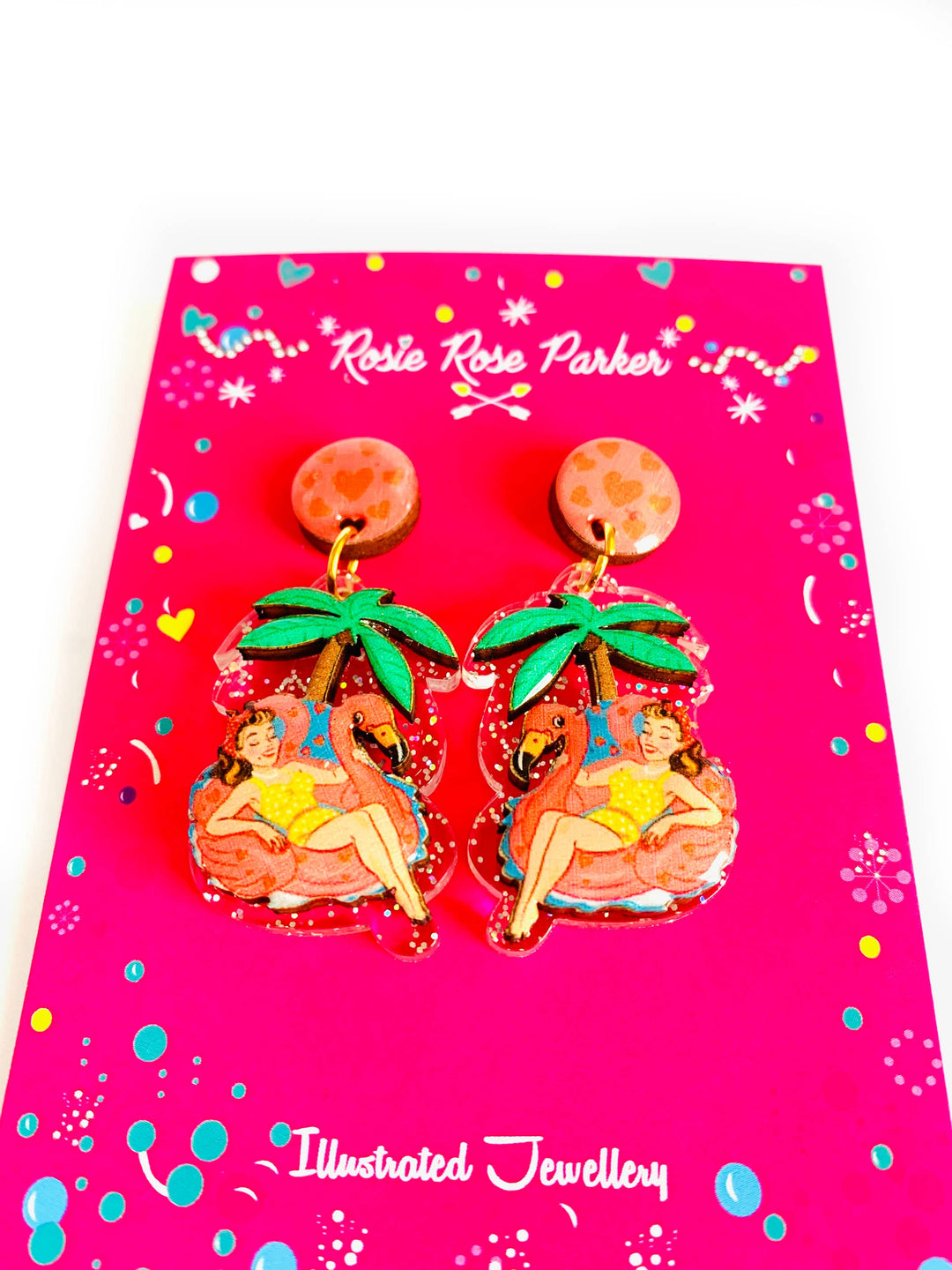 Frankie Tropicana Earrings by Rosie Rose Parker