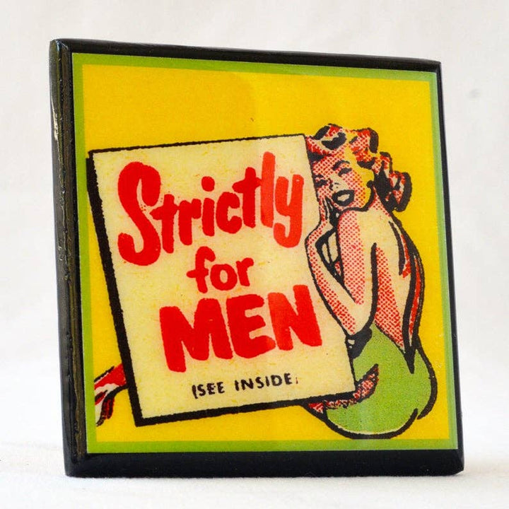 A Little Naughty: Vintage Burlesque Drink Coaster Set