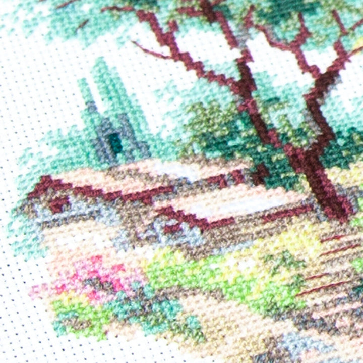 Blooming Lotuses 70-01 Counted Cross-Stitch Kit