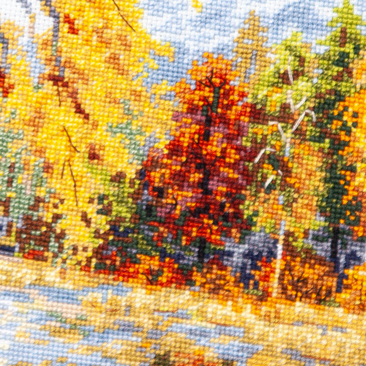 Golden October Counted Cross Stitch Kit by Magic Needle 70-02