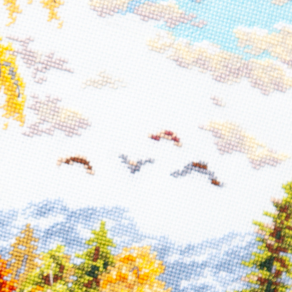 Golden October Counted Cross Stitch Kit by Magic Needle 70-02