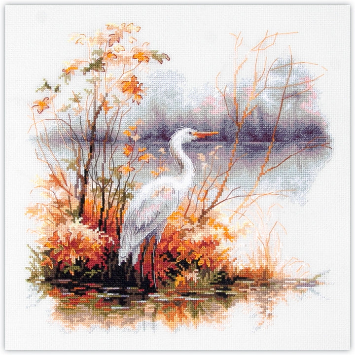 White Heron 70-09 Counted Cross-Stitch Kit