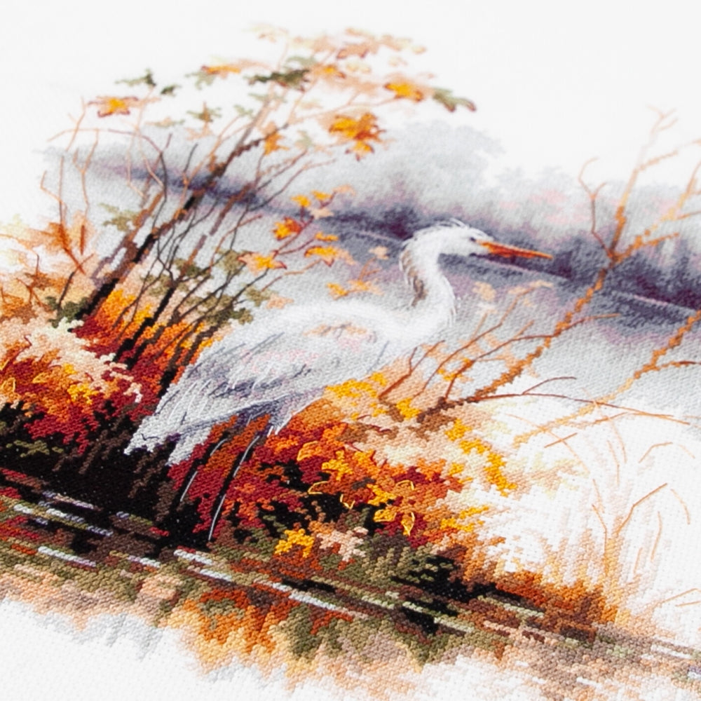 White Heron 70-09 Counted Cross-Stitch Kit