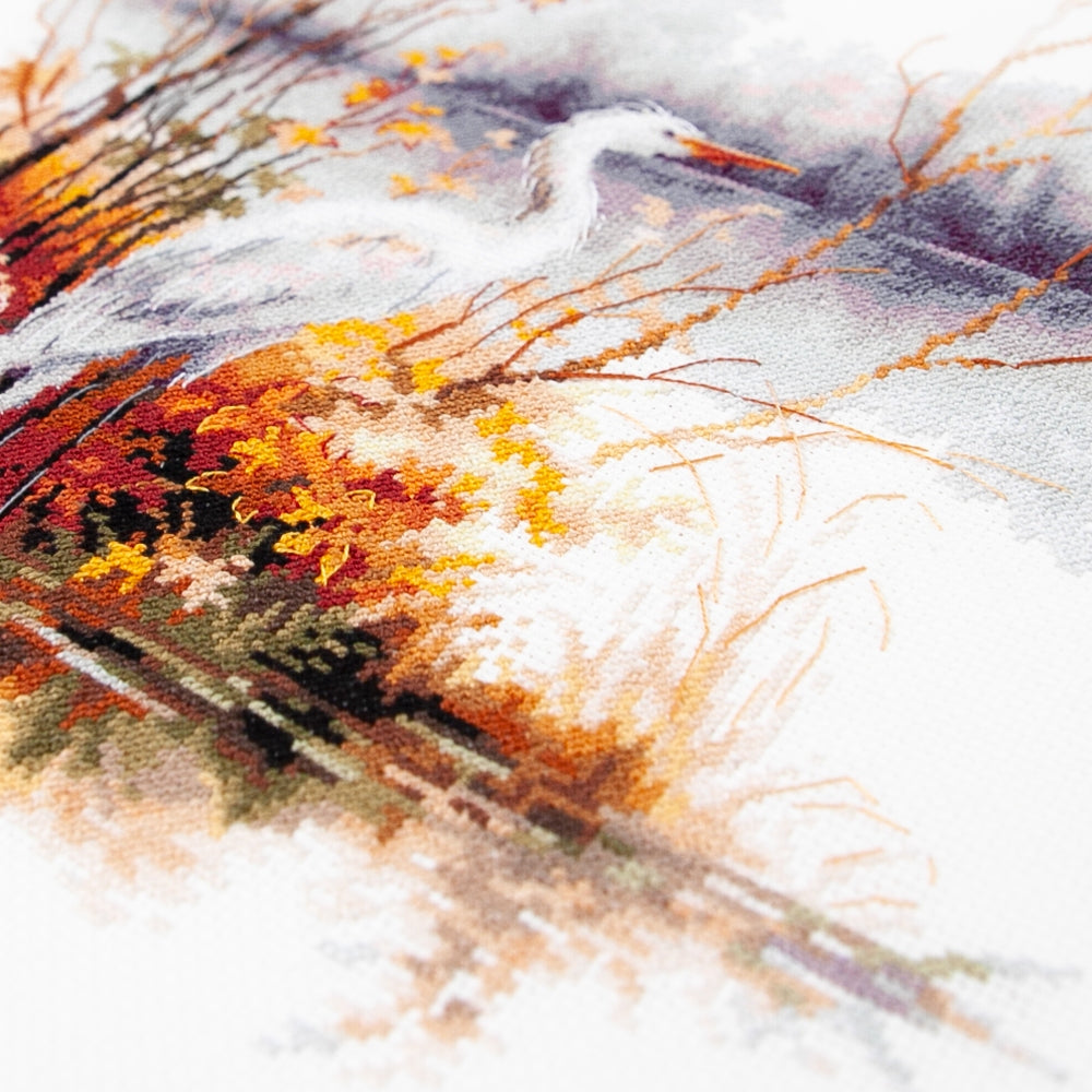 White Heron 70-09 Counted Cross-Stitch Kit