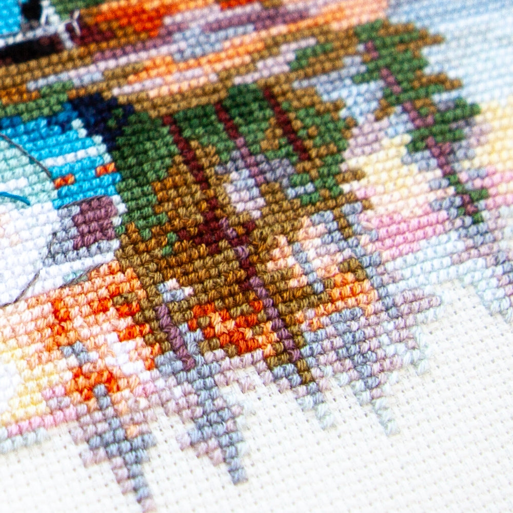 Sunset at the Lake 70-11 Counted Cross-Stitch Kit