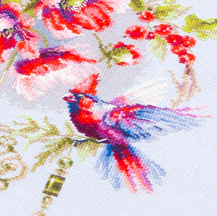 Keys to Be Happy Counted Cross Stitch Kit by Magic Needle 70-20