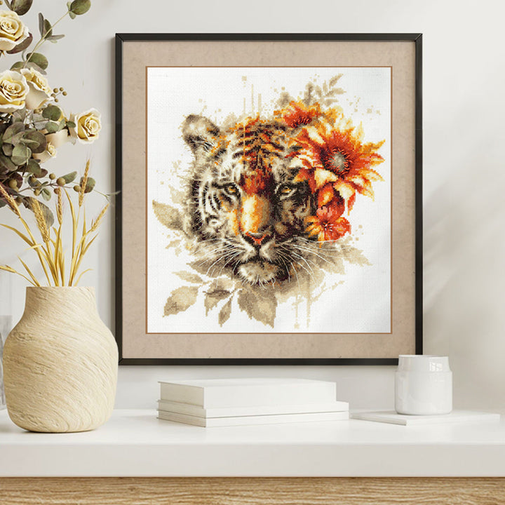 Bengal Tiger Counted Cross Stitch Kit by Magic Needle 70-21