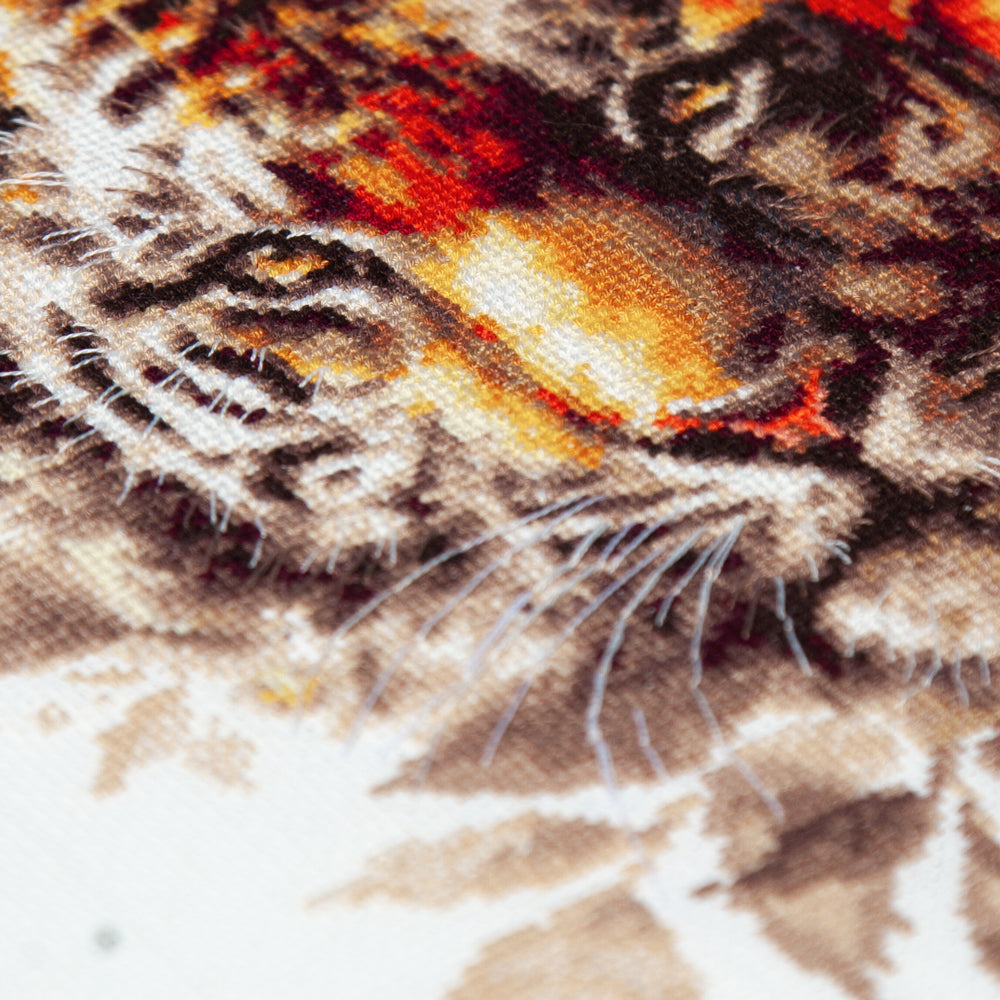 Bengal Tiger Counted Cross Stitch Kit by Magic Needle 70-21