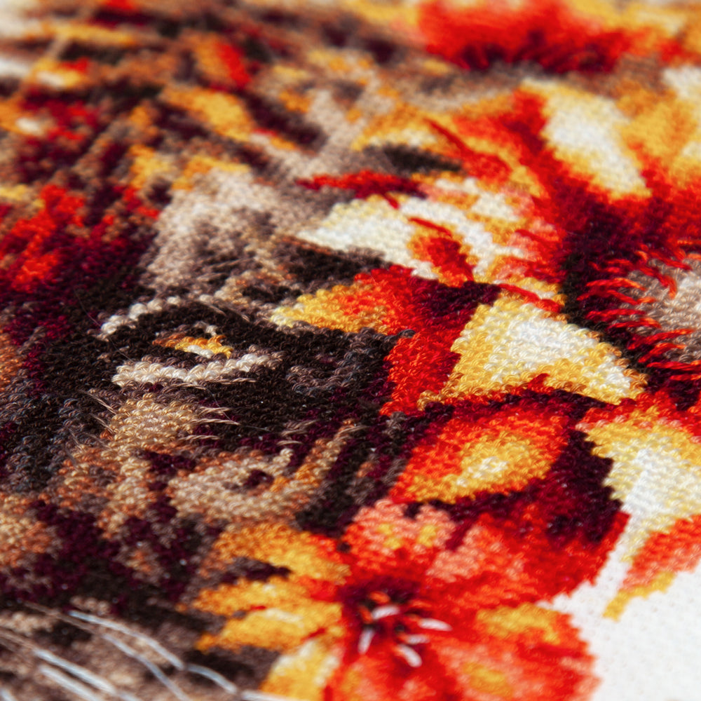 Bengal Tiger Counted Cross Stitch Kit by Magic Needle 70-21