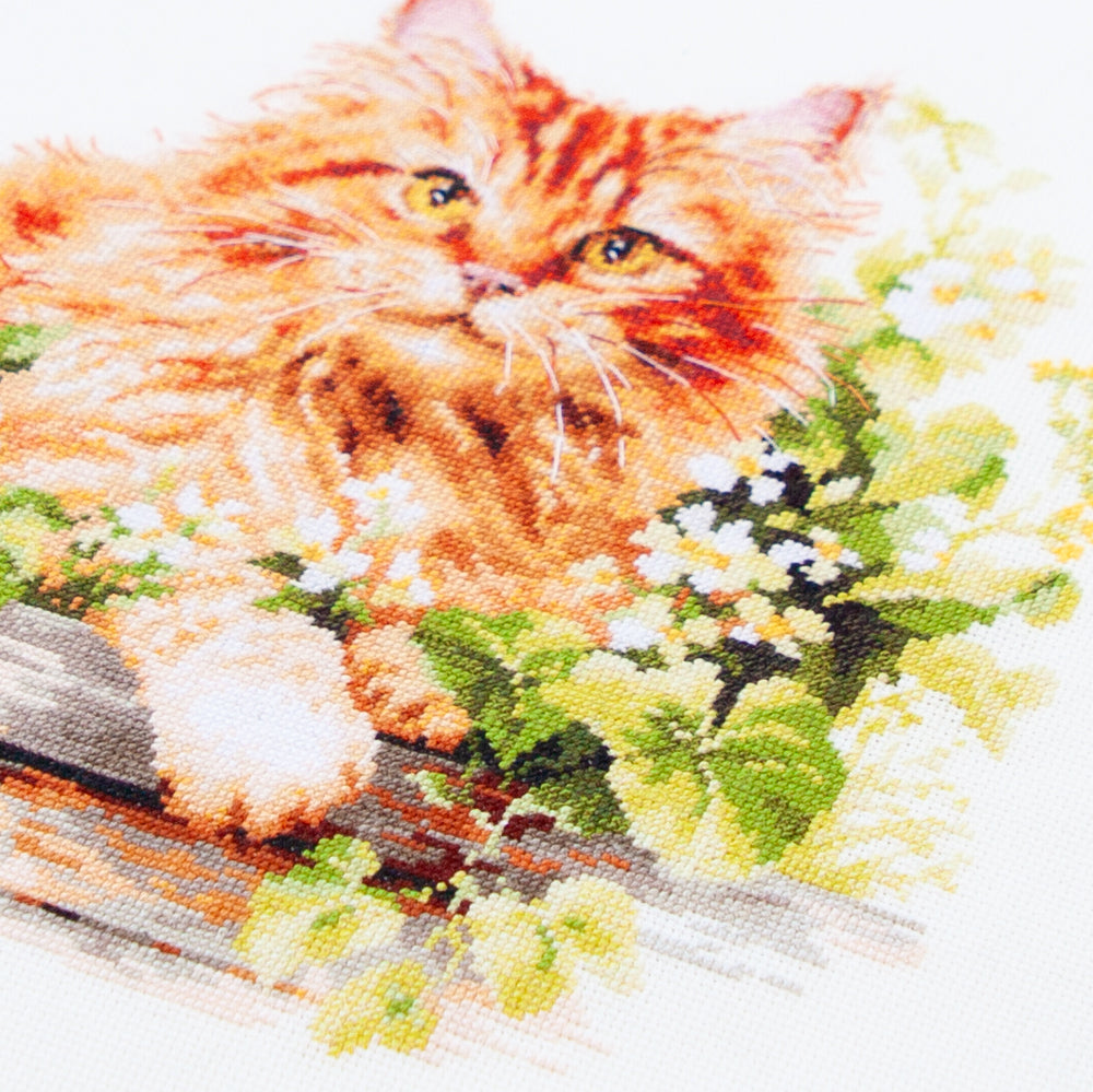 The Ginger Cat 70-22 Counted Cross-Stitch Kit