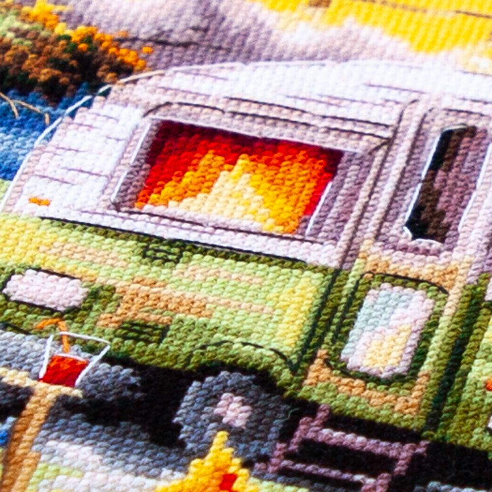 Our Weekend Counted Cross Stitch Kit by Magic Needle 70-26