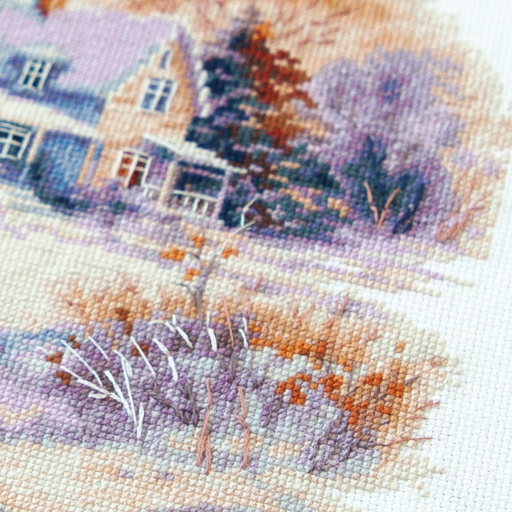 Early Winter Counted Cross Stitch Kit by Magic Needle 70-32