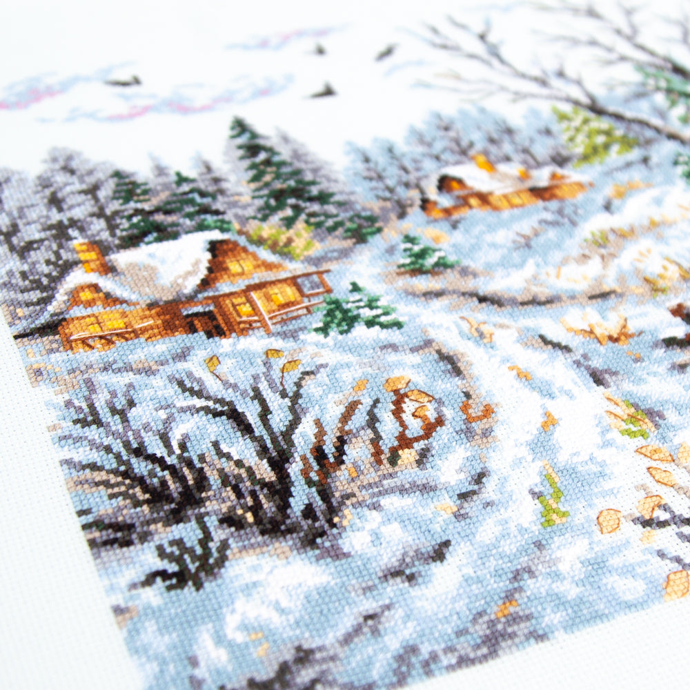 Frosty Day Counted Cross Stitch Kit by Magic Needle 70-33