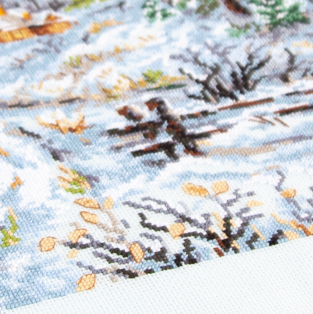 Frosty Day Counted Cross Stitch Kit by Magic Needle 70-33