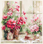 Morning in Rosy Tones Counted Cross Stitch Kit by Magic Needle 70-34