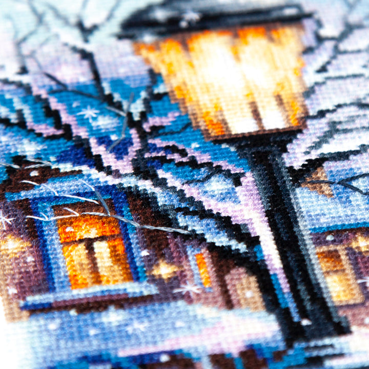 Snow in the City Counted Cross Stitch Kit by Magic Needle 70-35