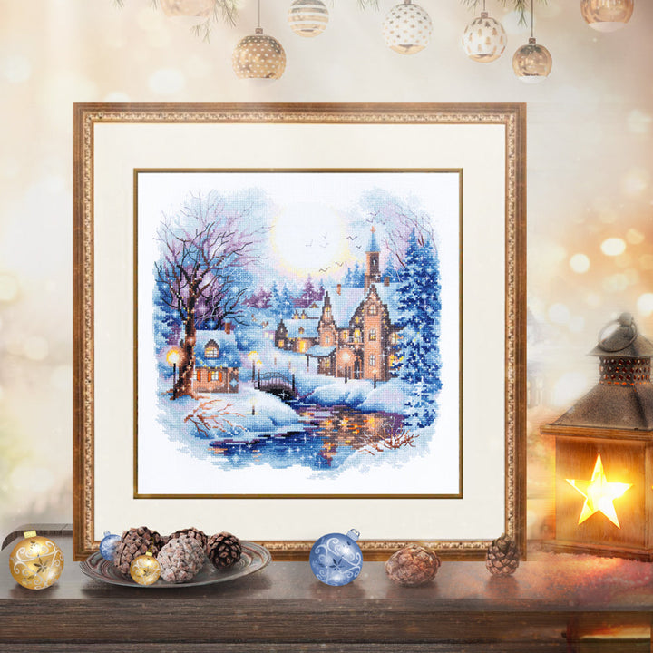 Silent Night Counted Cross Stitch Kit by Magic Needle 70-36