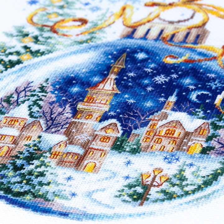 Christmas Bauble Counted Cross Stitch Kit by Magic Needle 70-37