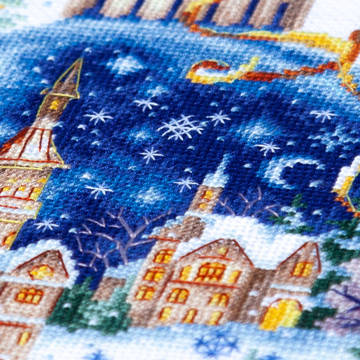Christmas Bauble Counted Cross Stitch Kit by Magic Needle 70-37