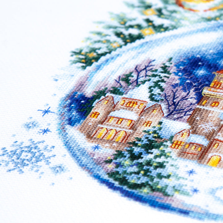 Christmas Bauble Counted Cross Stitch Kit by Magic Needle 70-37