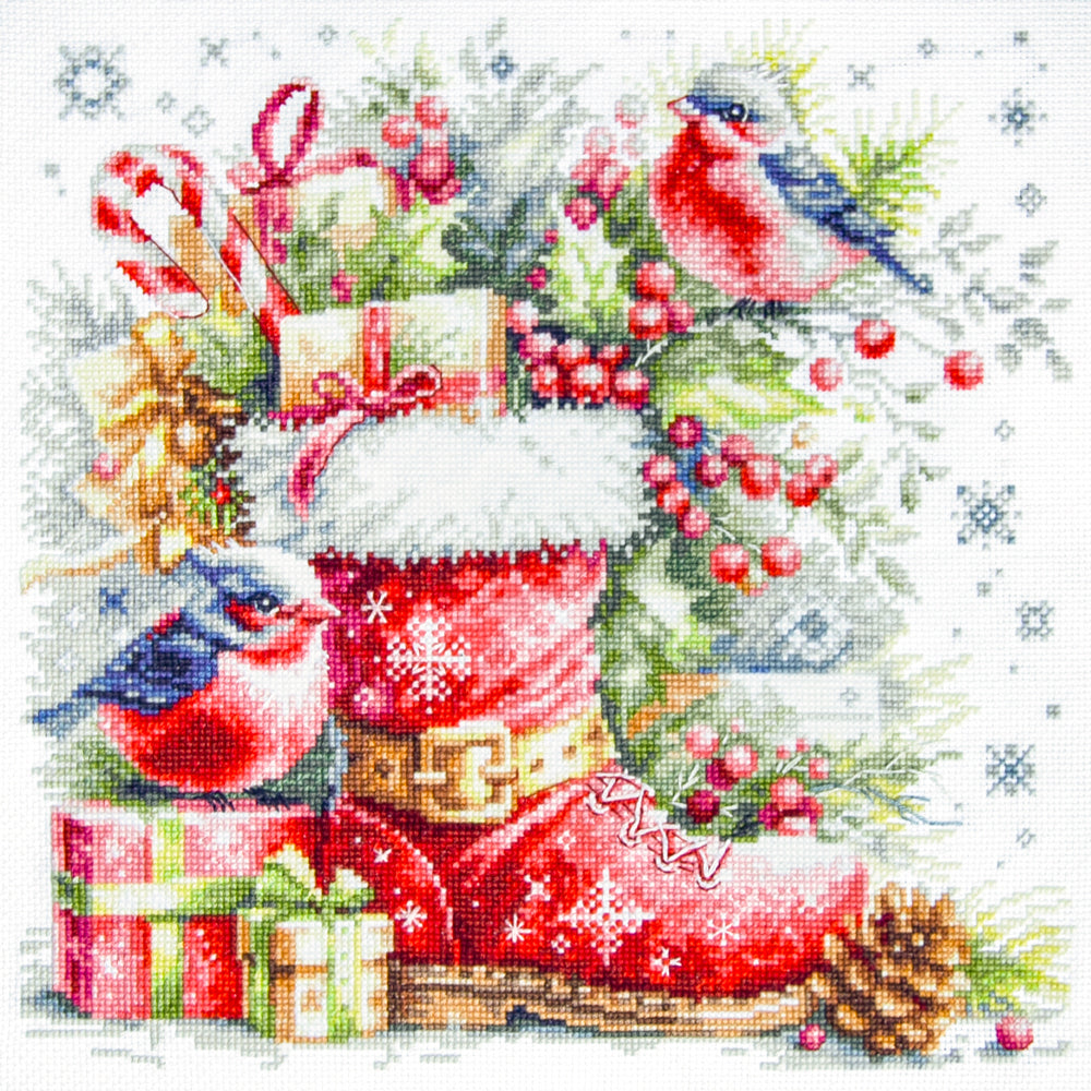 A Cherished Tradition Counted Cross Stitch Kit by Magic Needle 70-40