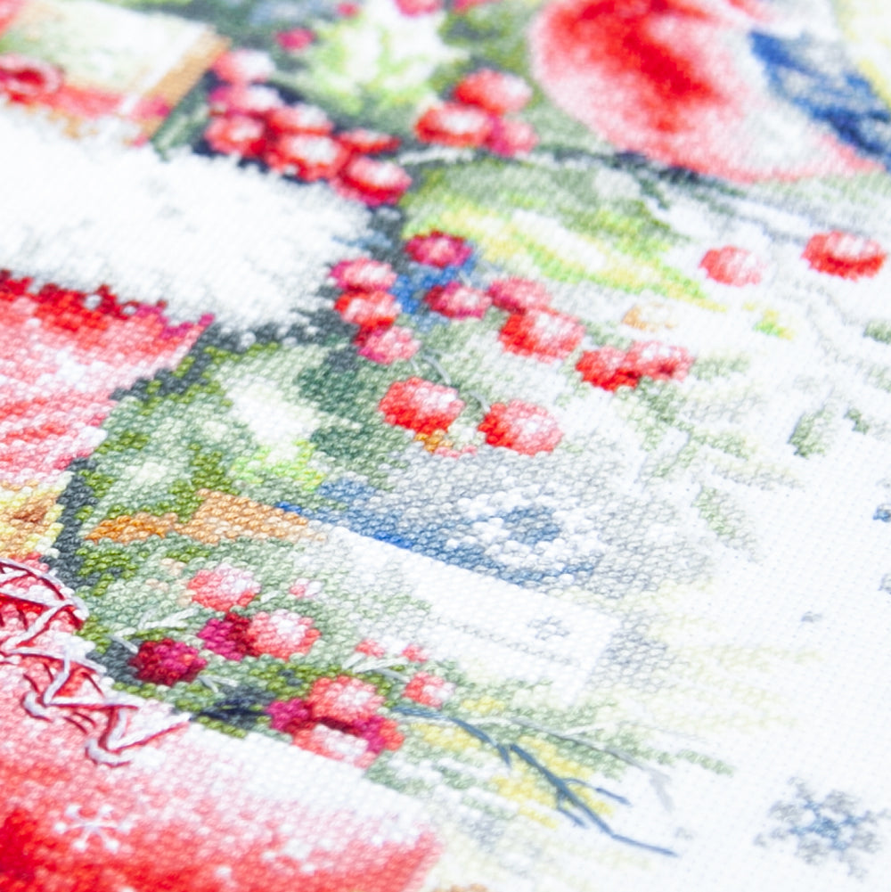 A Cherished Tradition Counted Cross Stitch Kit by Magic Needle 70-40