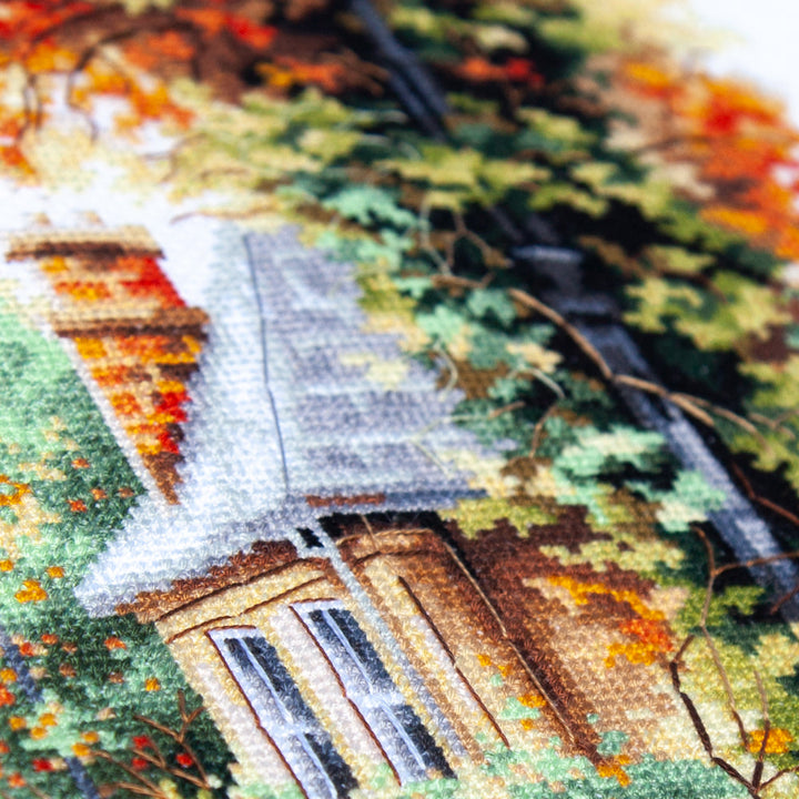 Quiet September Counted Cross Stitch Kit by Magic Needle 70-41